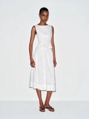 Reformation Moya Two Piece White Eyelet